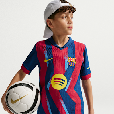 FC Barcelona 2025/26 Match Fourth Big Kids' Nike Dri-FIT ADV